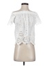 Mud Pie 100% Cotton White Short Sleeve Blouse Size XS - photo 1