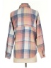 Unbranded 100% Polyester Plaid Orange Long Sleeve Blouse Size S - photo 2