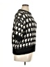 Lafayette 148 New York Houndstooth Black Pullover Sweater Size XL - photo 4