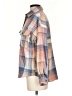 Unbranded 100% Polyester Plaid Orange Long Sleeve Blouse Size S - photo 5