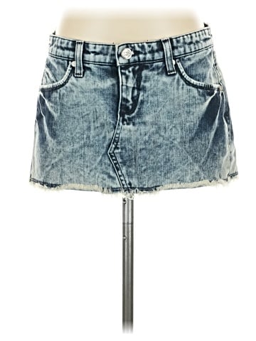 Bebe Denim Skirt (view 1)