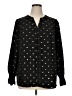 Shein Curve Polka Dots Black Long Sleeve Blouse Size 16 Plus (2) - photo 1