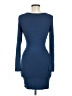 Forever 21 Solid Blue Cocktail Dress Size M - photo 2