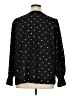 Shein Curve Polka Dots Black Long Sleeve Blouse Size 16 Plus (2) - photo 2