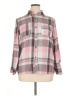 Unbranded 100% Polyester Plaid Pink Long Sleeve Blouse Size XL - photo 1