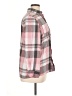 Unbranded 100% Polyester Plaid Pink Long Sleeve Blouse Size XL - photo 4