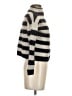 MNG 100% Cashmere Stripes Gray Cardigan Size XS - photo 4