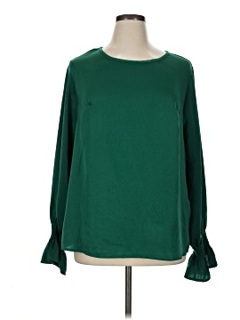 Shein Curve Long Sleeve Blouse