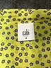 CAbi 100% Polyester Animal Print Yellow Sleeveless Blouse Size M - photo 7