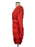 Nicholas 100% Silk Red Cocktail Dress Size 4 - photo 5