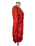 Nicholas 100% Silk Red Cocktail Dress Size 4 - photo 4