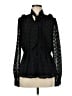 Listicle 100% Polyester Black Long Sleeve Blouse Size M - photo 1