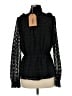 Listicle 100% Polyester Black Long Sleeve Blouse Size M - photo 2