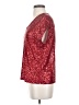CeCe Metallic Red Short Sleeve T-Shirt Size S - photo 5