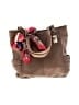 B Makowsky Solid Brown Tote One size - photo 1