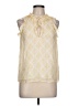 Intermix 100% Silk Yellow Sleeveless Silk Top Size L - photo 1