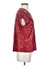 CeCe Metallic Red Short Sleeve T-Shirt Size S - photo 4
