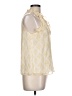 Intermix 100% Silk Yellow Sleeveless Silk Top Size L - photo 4