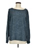 Ann Taylor LOFT 100% Polyester Teal Long Sleeve Blouse Size M - photo 1