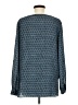 Ann Taylor LOFT 100% Polyester Teal Long Sleeve Blouse Size M - photo 2