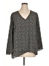 New Directions 100% Polyester Black 3/4 Sleeve Blouse Size 1X - photo 1