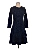 MICHAEL Michael Kors Animal Print Blue Cocktail Dress Size S - photo 1