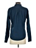 NSF Blue Long Sleeve Blouse Size S - photo 2