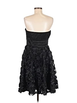 slim fit dress slacks White House Black Market Yellow Geometric Lace Overlay Fit & Flare Dre   theuntamedthread.com