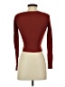 Zara Burgundy Long Sleeve Top Size S - photo 2