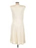 Express 100% Polyester Ivory Cocktail Dress Size L - photo 2