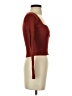 Zara Burgundy Long Sleeve Top Size S - photo 4
