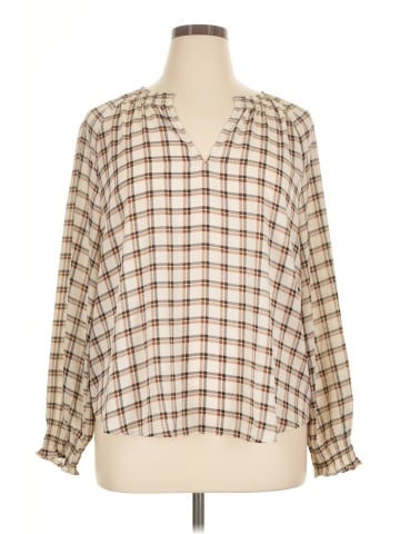 Ann Taylor Factory Long Sleeve Blouse (view 1)