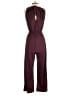 Koh Koh Solid Burgundy Jumpsuit Size S - photo 2