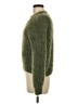 Pink Rose Green Pullover Sweater Size M - photo 5