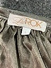 La Rok 100% Polyester Metallic Silver Short Sleeve Blouse Size L - photo 7
