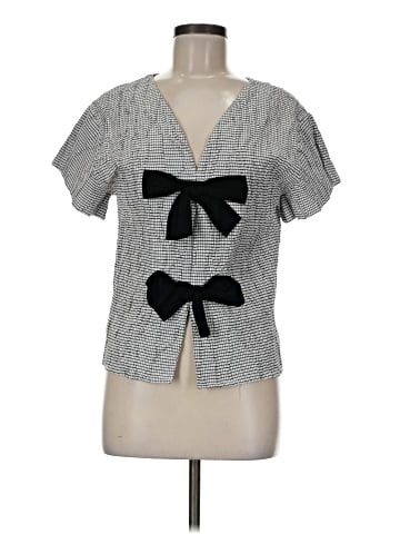 Zara Basic Short Sleeve Blouse (view 1)
