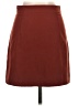 Shein 100% Polyester Solid Burgundy Casual Skirt Size 4 - photo 2