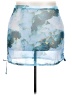 Unbranded Tie-dye Blue Casual Skirt Size 4X - photo 1