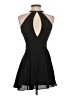 Express 100% Polyester Solid Black Cocktail Dress Size 0 - photo 2