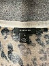 Halogen Animal Print Brown Long Sleeve Henley Size M - photo 7