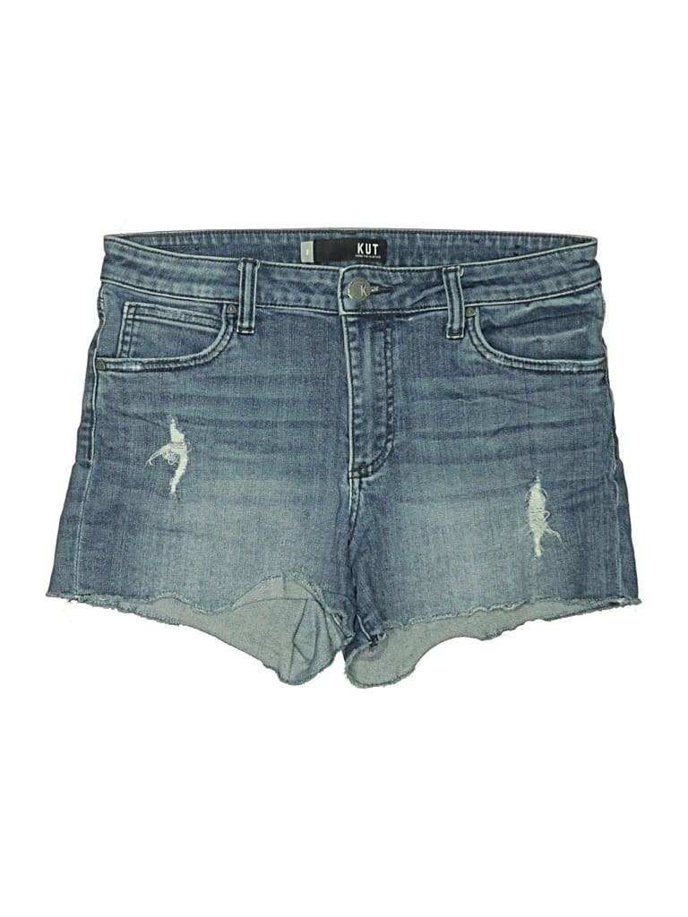 Pre-owned Kut From The Kloth Denim Shorts In Blue