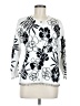 Jane's Closet Floral White Pullover Sweater Size M - photo 1