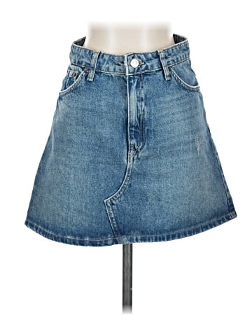 Topshop Denim Skirt (view 1)