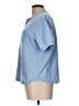Fashion Bug Blue Short Sleeve Henley Size L - photo 5