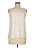 JW (JW Style) 100% Polyester Ivory Sleeveless Blouse Size M - photo 1