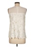 JW (JW Style) 100% Polyester Ivory Sleeveless Blouse Size M - photo 2