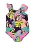 Unbranded Graphic Pink One Piece Swimsuit Size 12-18 mo - photo 1