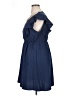 Unbranded Solid Blue Casual Dress Size 1X - photo 5
