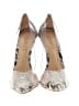 Schutz Animal Print Silver Gray Heels Size 5 1/2 - photo 2