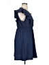 Unbranded Solid Blue Casual Dress Size 1X - photo 4